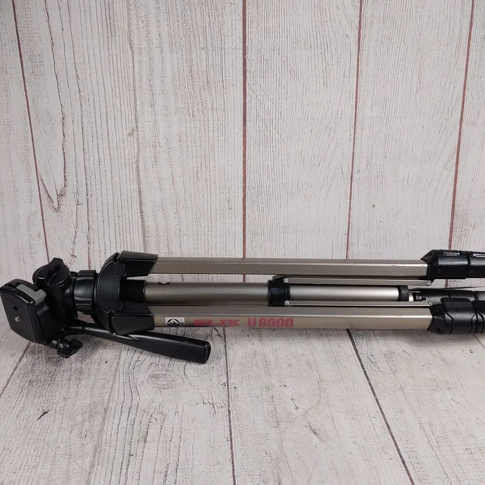 SLIK U8000 Camera Tripod WITH PLATE / SHOE for COULTER Plein Air Set Up - WORKS